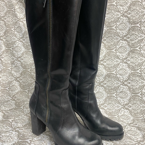 Paul Green Felicia black tall boots / Size 8. - Picture 3 of 6